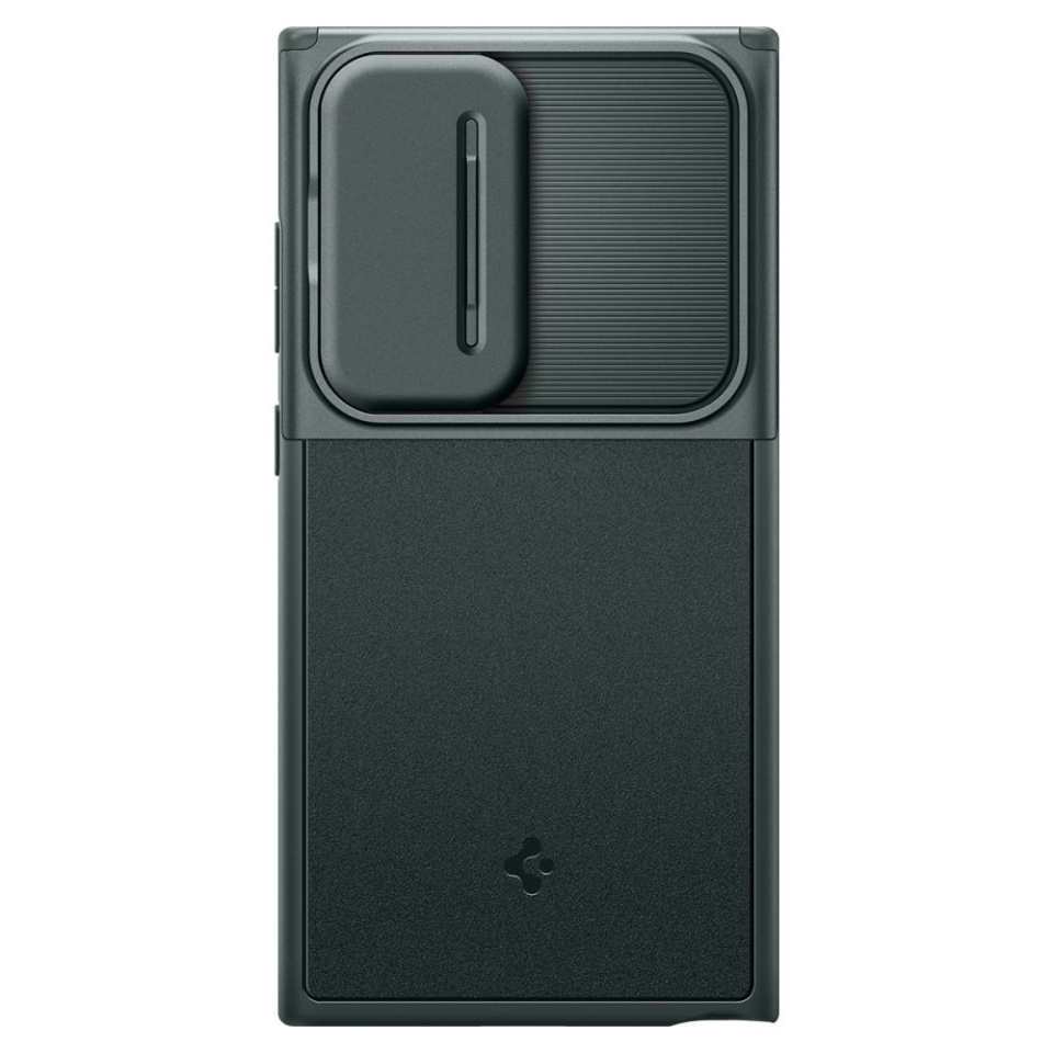 Husa pentru Samsung Galaxy S24 Ultra, Spigen Optik Armor - Verde - 2 | YEO
