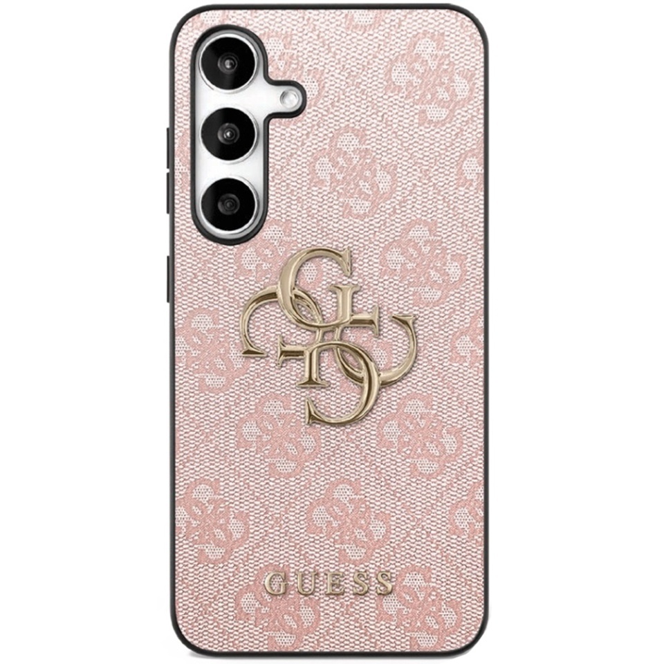 Husa pentru Samsung Galaxy S25 FE, Guess 4G Metal Logo, Protectie Slim, Compatibila, Roz