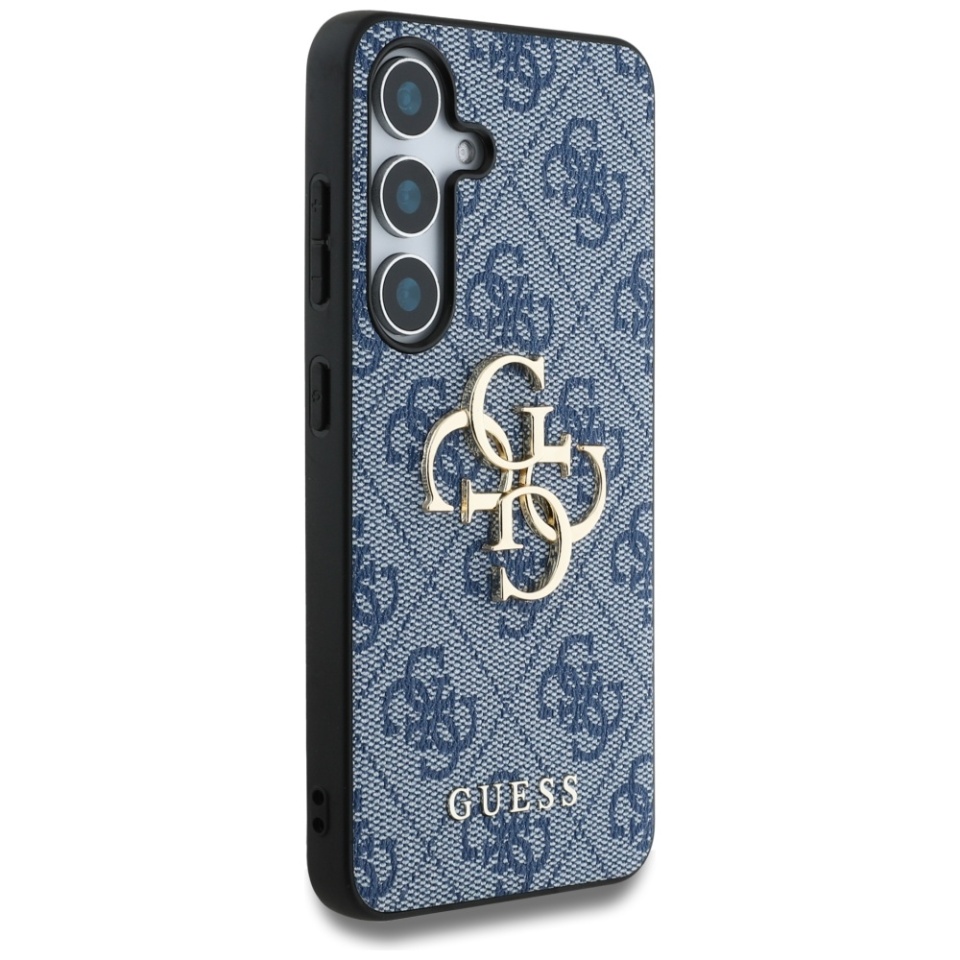Husa pentru Samsung Galaxy S25, Guess Hardcase 4G Big Logo, Protectie Slim, Compatibila, Albastru - 2 | YEO