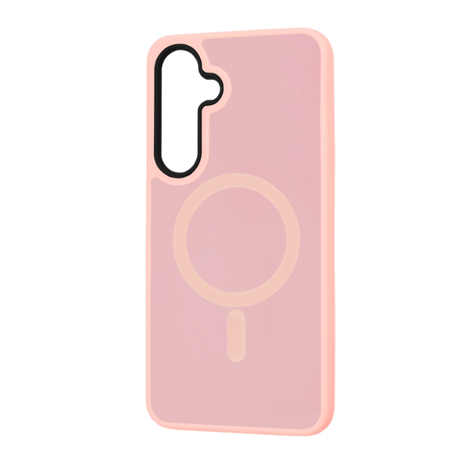 Husa pentru Samsung Galaxy S25 Plus, SKYDDAR INNOVATION, HaloFrost MagSafe, Antisoc, set cu sticker, Roz - 3 | YEO