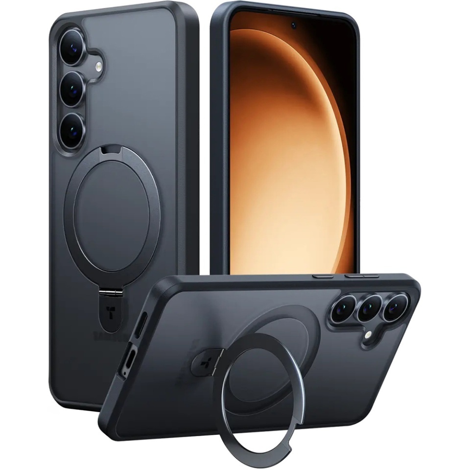 Husa pentru Samsung Galaxy S25 Plus, Torras Ostand MagSafe, Negru