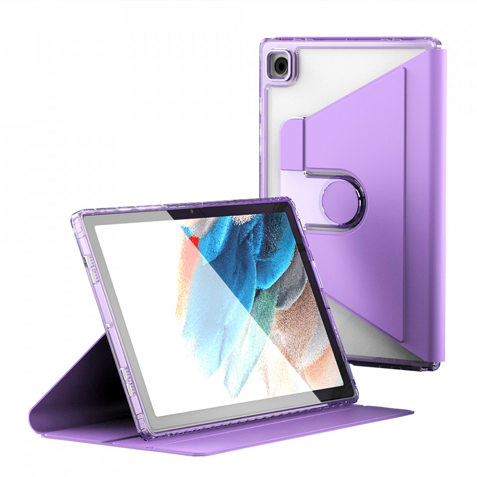 Husa pentru Samsung Galaxy Tab A8 10.5 (2021) eleganta, SKYDDAR Crystal Edge 360° - Mov