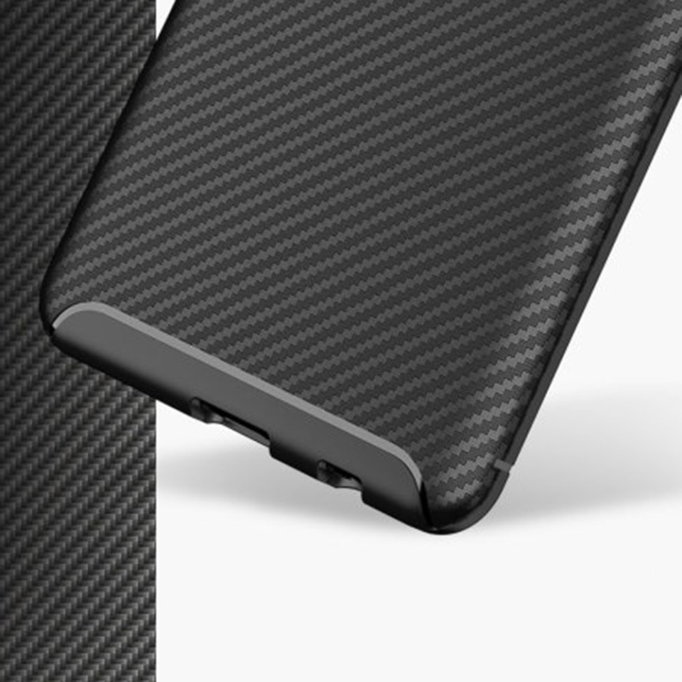 Husa pentru telefon, SKYDDAR INNOVATION, iPhone 16e, CarbonFlex ,Finisaj Premium cu Textura de Carbon, Design Elegant, Set cu sticker 40x40mm, Negru - 3 | YEO