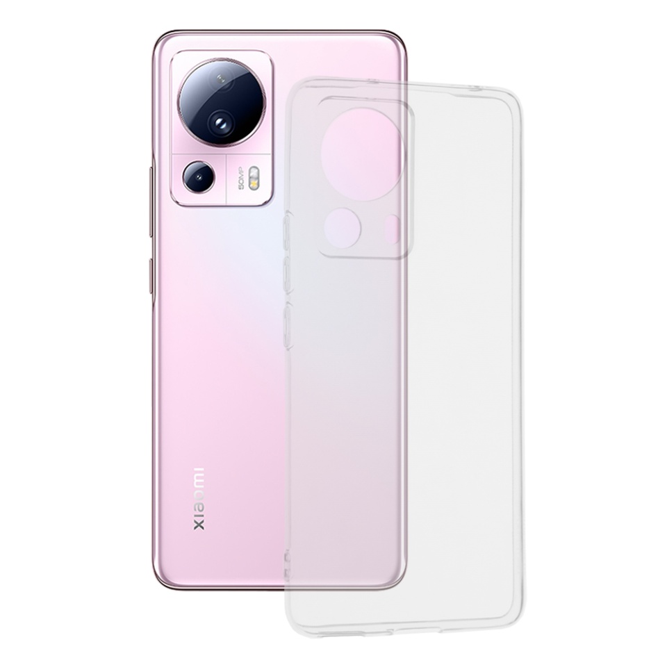 Husa pentru Xiaomi 13 Lite din silicon transparent, SKDR ClearGuard - Transparent