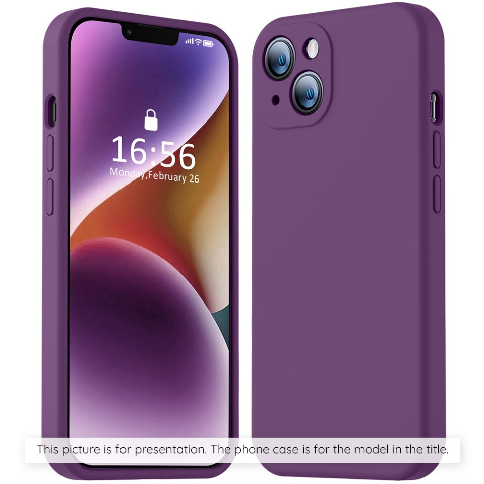 Husa pentru Xiaomi 14 Ultra din Silicon Catifelat, Protectie Premium, Skyddar SoftElegance - Mov