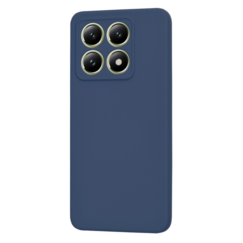 Husa pentru Xiaomi 14T din Silicon Catifelat, Protectie Premium, Skyddar SoftElegance - Bleumarin - 2 | YEO