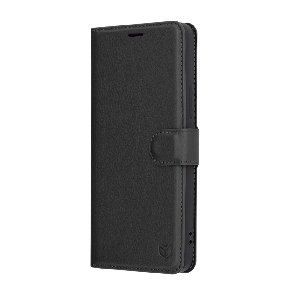 Husa pentru Xiaomi 15 Pro, SKYDDAR INNOVATION, Leather Folio tip Carte, cu Portofel Interior, Finisaje Premium, set cu sticker, Negru - 3 | YEO