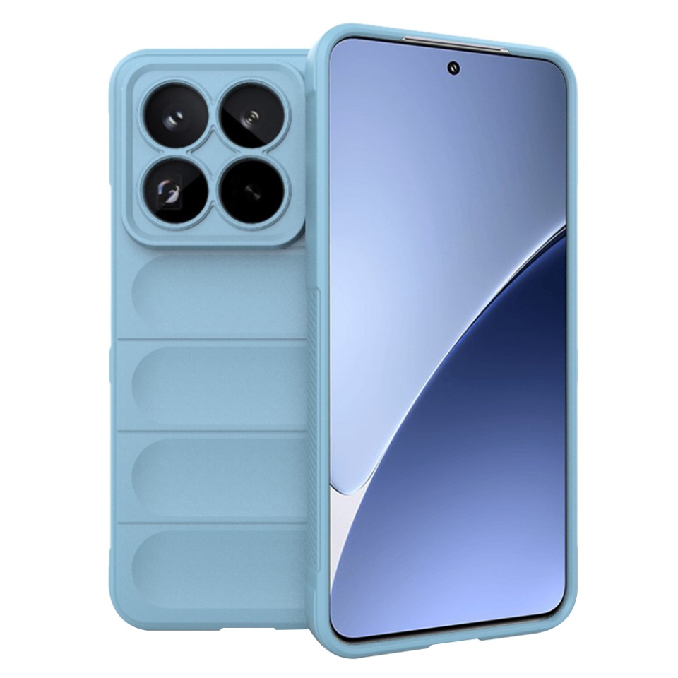 Husa pentru Xiaomi 15 Pro, SKYDDAR INNOVATION, Magic Shield, din Silicon Mat, set cu sticker, Bleu