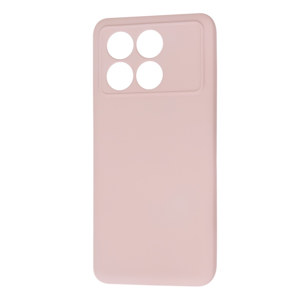 Husa pentru Xiaomi Poco X6 Pro din Silicon Catifelat, Protectie Premium, Skyddar SoftElegance - Roz pudra - 1 | YEO