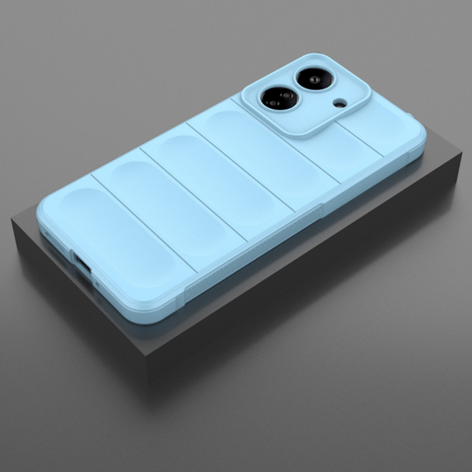 Husa pentru Xiaomi Redmi 13C 4G / Poco C65 eleganta, din silicon mat, SKDR Vogue - Negru - 2 | YEO