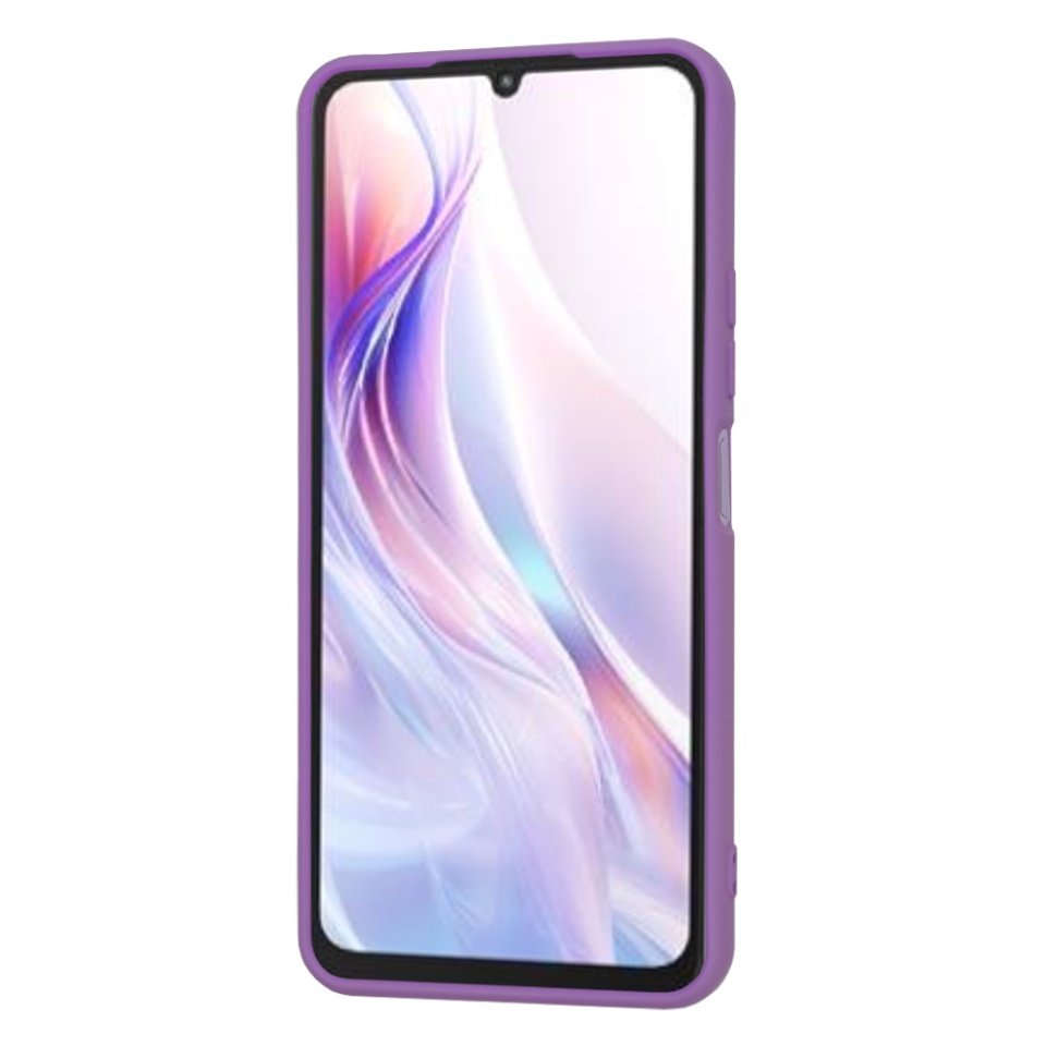 Husa pentru Xiaomi Redmi 13C 5G / Poco M6 din Silicon Catifelat, Protectie Premium, Skyddar SoftElegance - Mov - 1 | YEO