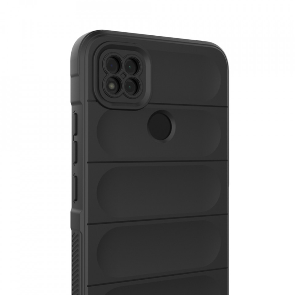 Husa pentru Xiaomi Redmi 9C NFC / Redmi 9C eleganta, din silicon mat, SKDR Vogue - Negru - 2 | YEO