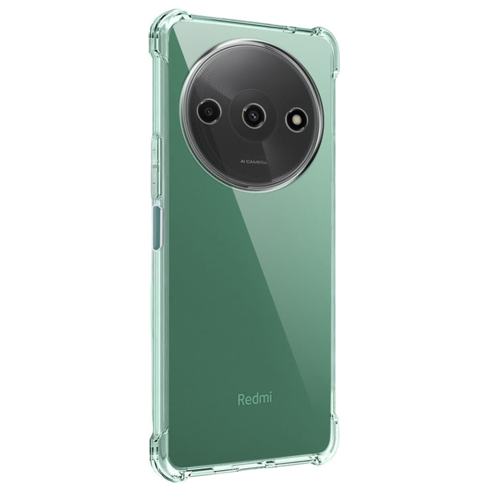 Husa pentru Xiaomi Redmi A3 / Redmi A3x , SKYDDAR INNOVATION, Shockproof Clear din Silicon Slim, Transparenta, set cu sticker - 1 | YEO