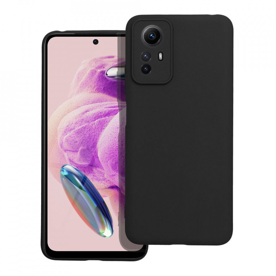 Husa pentru Xiaomi Redmi Note 12S silicon, Skyddar Mat - Negru