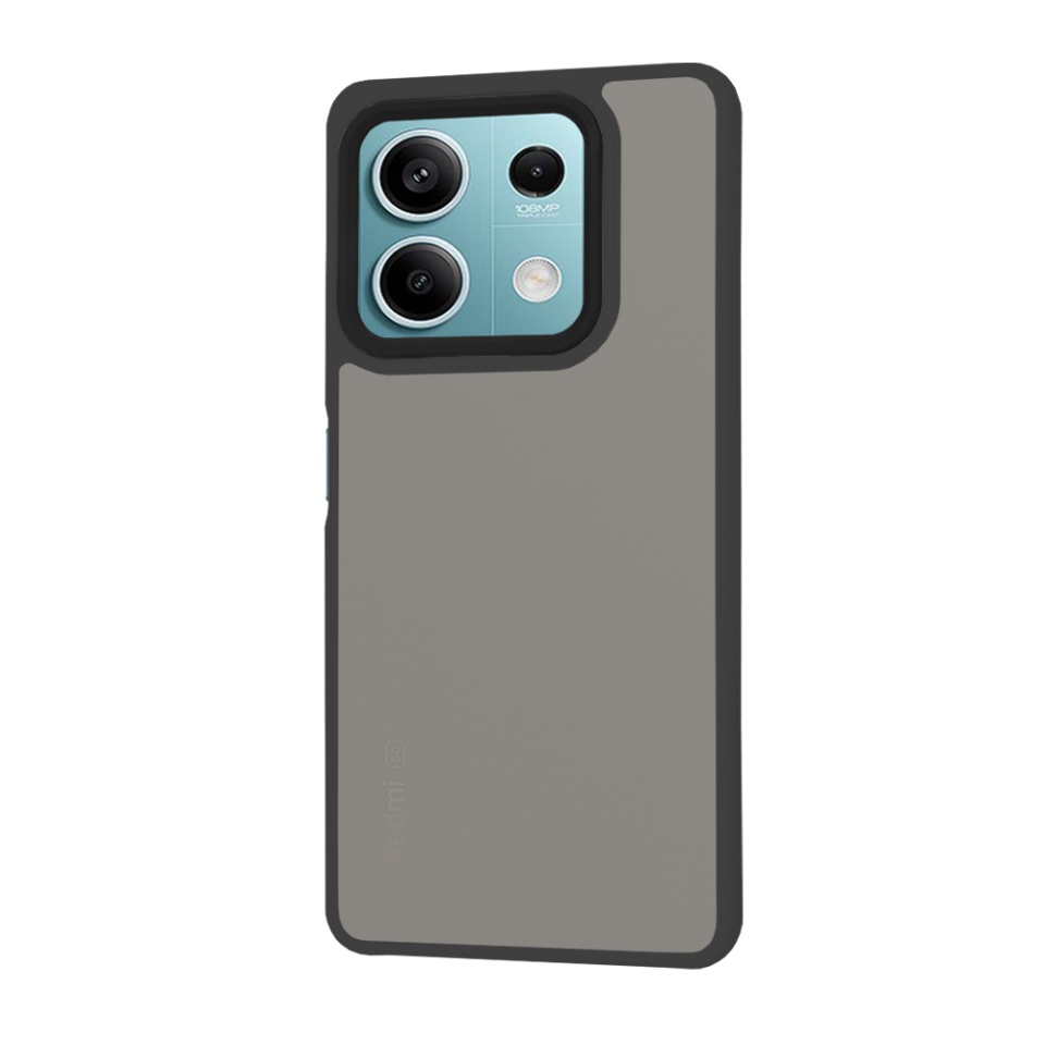 Husa pentru Xiaomi Redmi Note 13 5G, ce Absoarbe Cele mai Aspre Socuri, Skyddar Frosted - Negru - 1 | YEO
