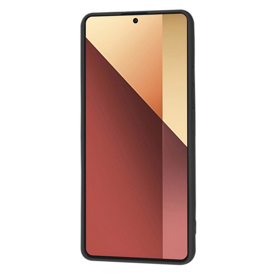 Husa pentru Xiaomi Redmi Note 13 Pro 4G / Poco M6 Pro 4G din Silicon Catifelat, Protectie Premium, Skyddar SoftElegance - Negru - 2 | YEO