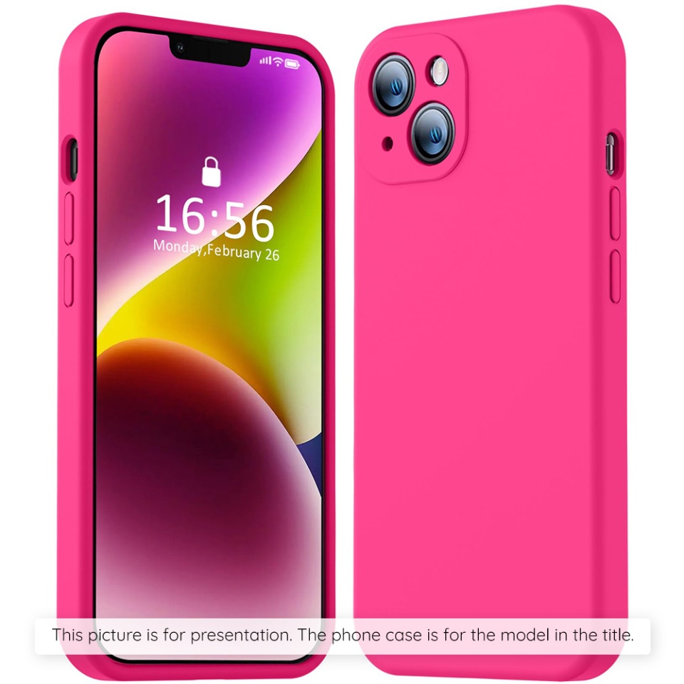 Husa pentru Xiaomi Redmi Note 13 Pro+ 5G din Silicon Catifelat, Protectie Premium, Skyddar SoftElegance - Fucsia