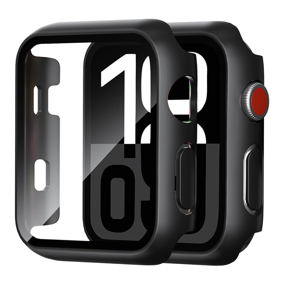 Husa protectie Smartwatch Apple Watch 1 / 2 / 3 (42mm), SKYDDAR INNOVATION, Defense360 Pro + Screen Protector, AntiSoc, set cu sticker, Negru