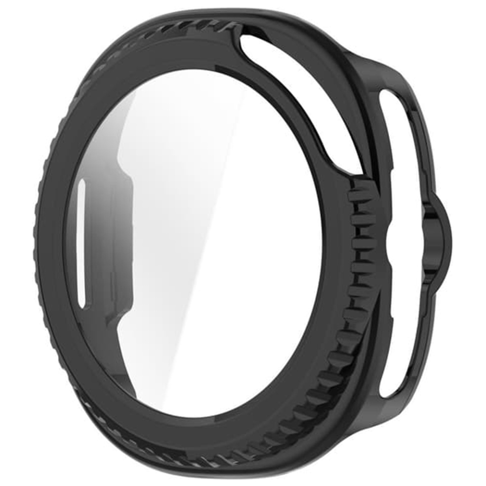 Husa protectie Smartwatch Samsung Galaxy Watch8 Classic, SKYDDAR INNOVATION, Defense360 Pro + Screen Protector, AntiSoc, set cu sticker, Negru mat - 3 | YEO