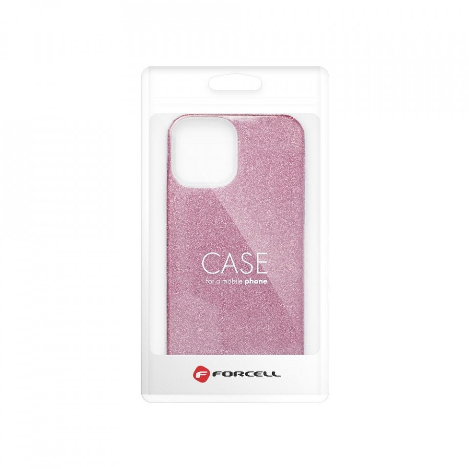 Husa Samsung Galaxy A22 5G din silicon, Forcell Shining - Roz - 2 | YEO