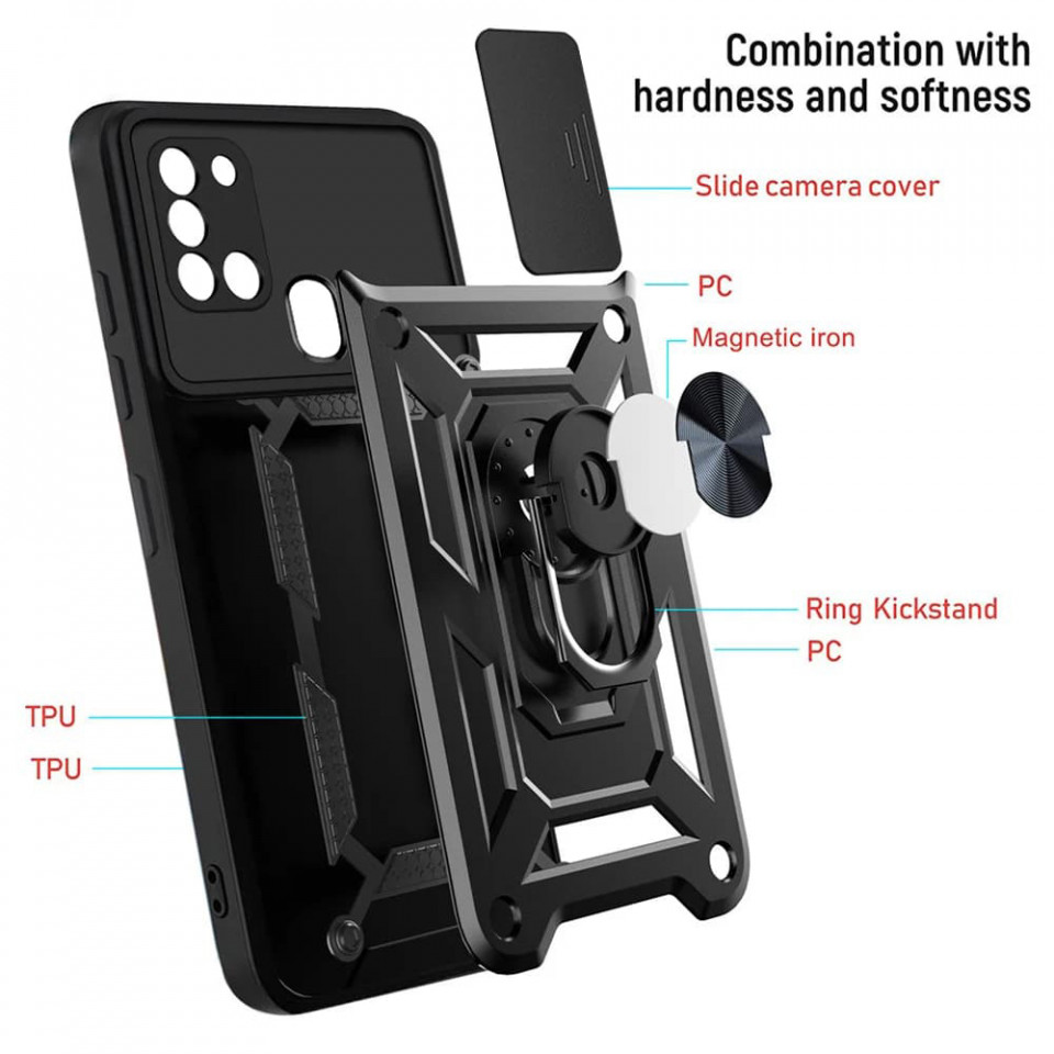 Husa Samsung Galaxy B21s, Techsuit CamShield Series - Black - 3 | YEO