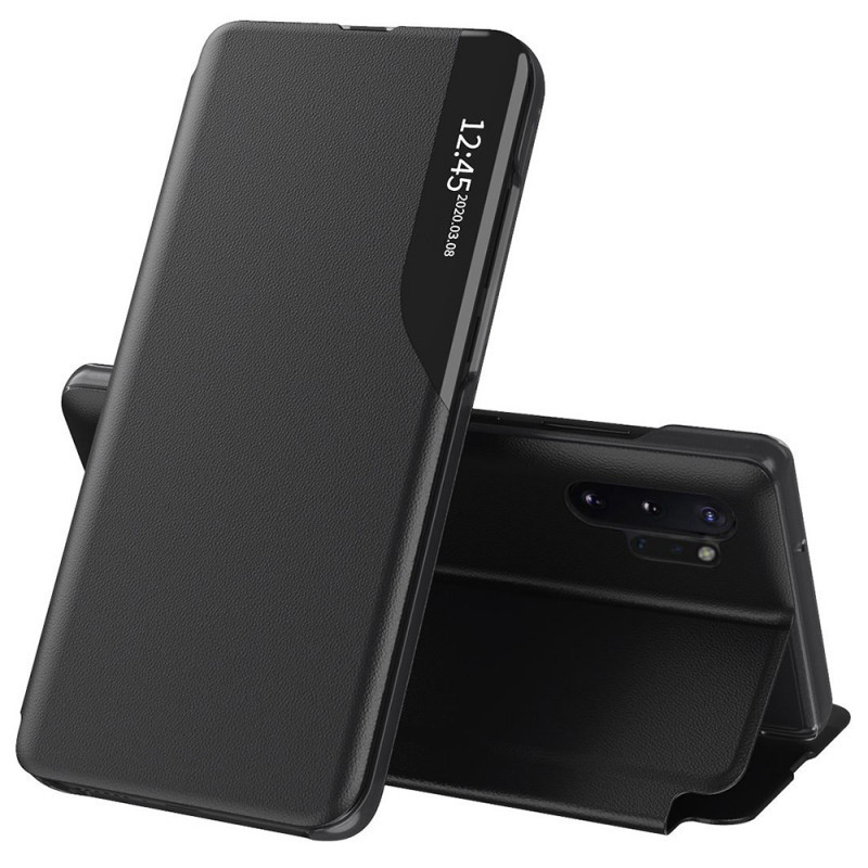 Husa Samsung Galaxy Note 10 Plus tip carte, Techsuit eFold - Negru