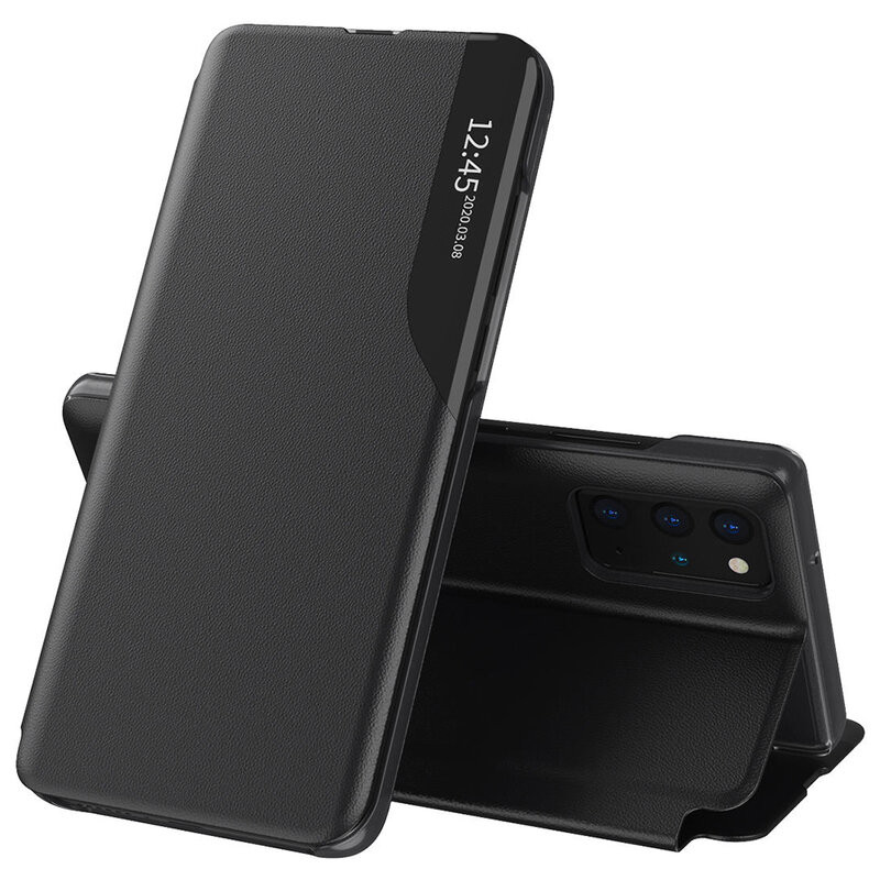 Husa Samsung Galaxy S20 Plus tip carte, Techsuit eFold - Negru