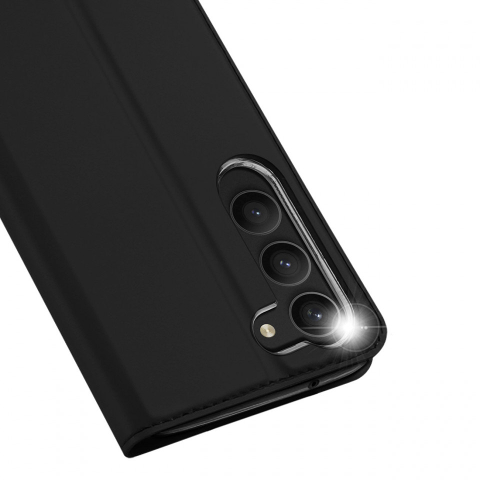 Husa Samsung Galaxy S23 tip carte, Skin Pro Dux Ducis - Negru - 2 | YEO
