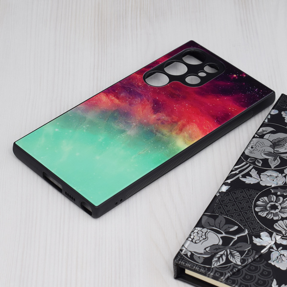 Husa Samsung Galaxy S23 Ultra cu sticla securizata, Techsuit Glaze - Fiery Ocean - 3 | YEO