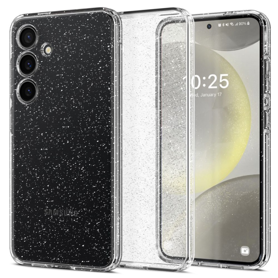 Husa Samsung Galaxy S24 FE, Spigen Liquid Crystal - Transparenta