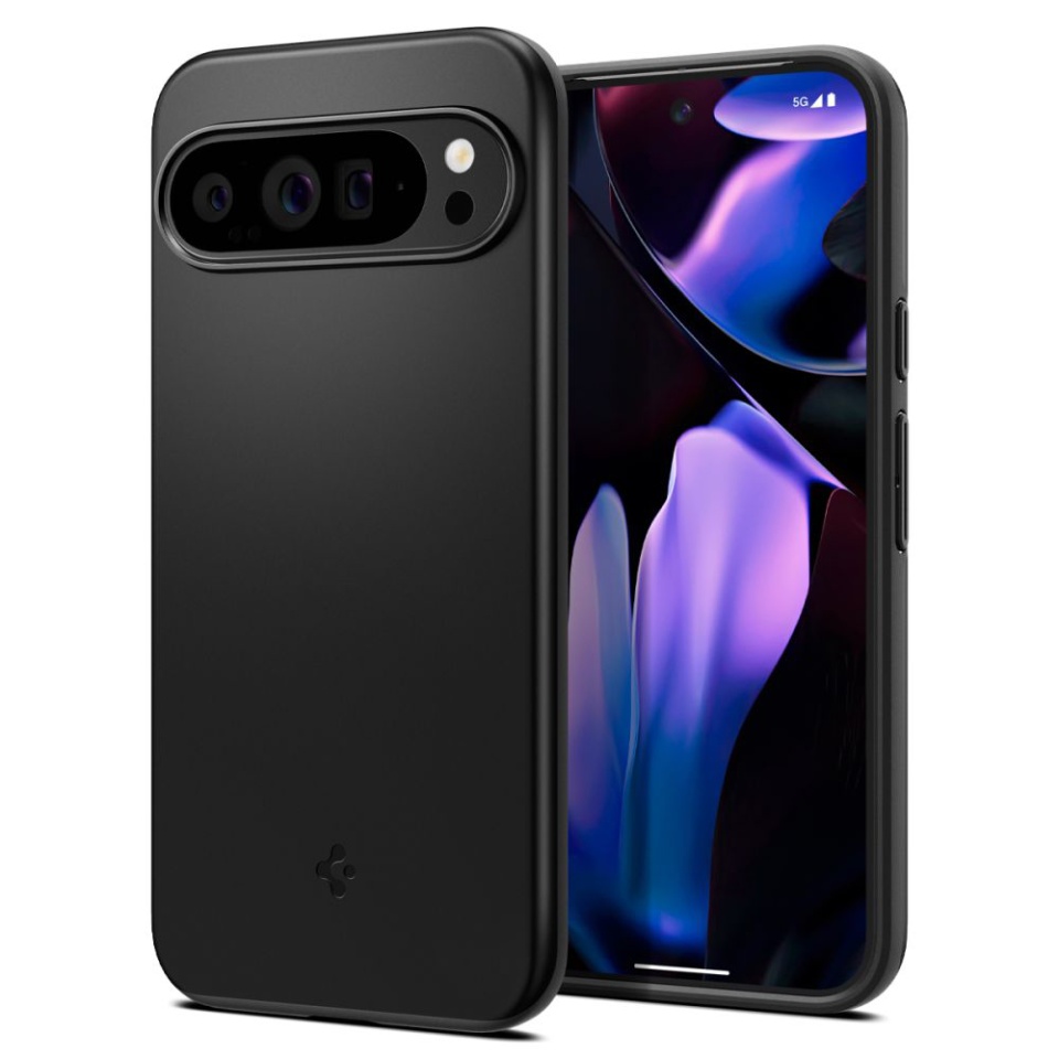 Husa slim Google Pixel 9 Pro XL, Spigen Thin Fit - Negru
