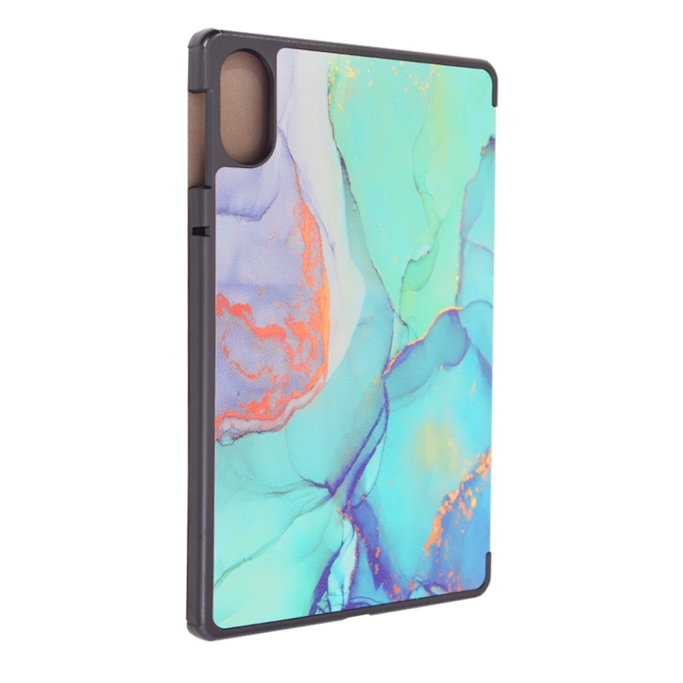 Husa tableta pentru Honor Pad X9 / X8 Pro, SKYDDAR INNOVATION, cu suport Multi-Unghi si functie Sleep/Wake, FoldPro, Green time, set cu sticker - 3 | YEO