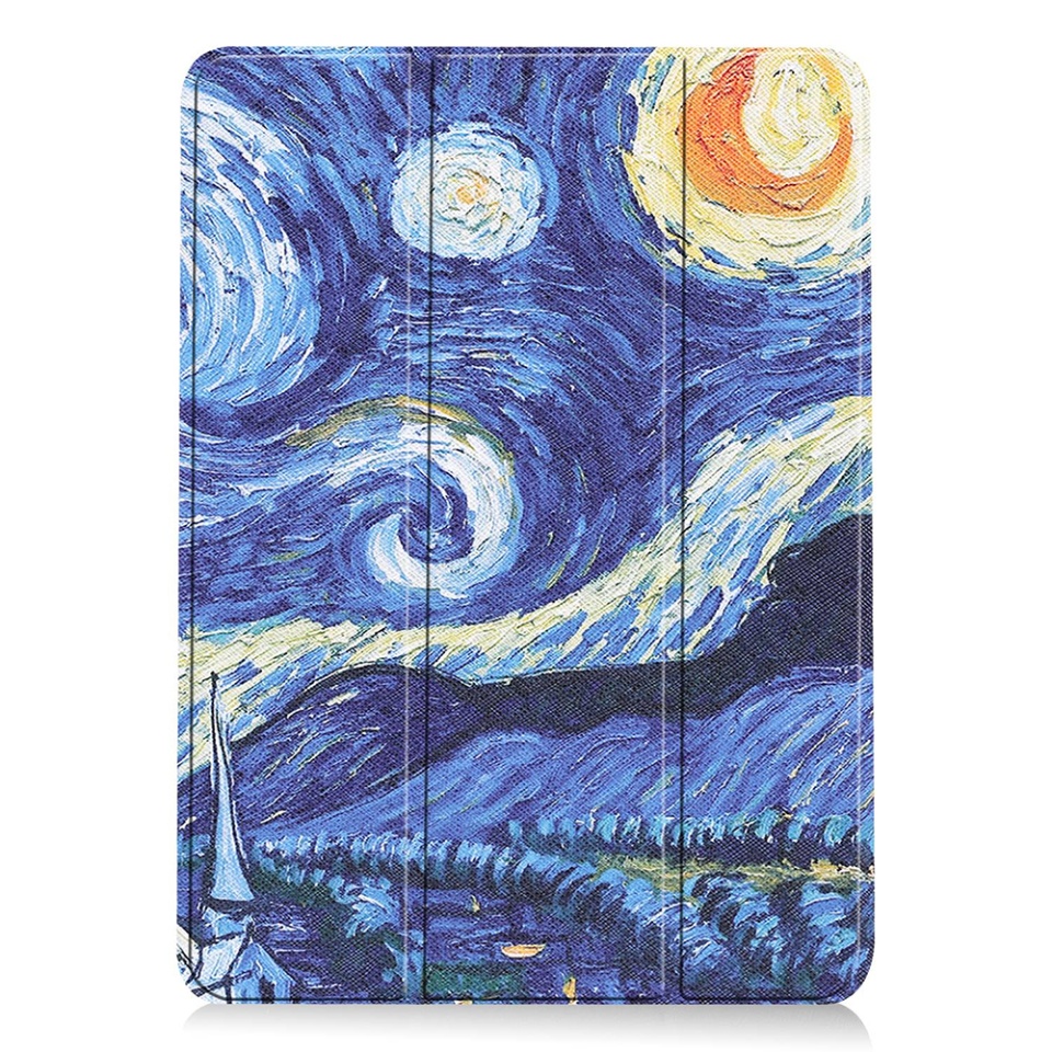Husa tableta pentru iPad Air 11 (2024) / Air 11 (2025), SKYDDAR INNOVATION, cu suport Multi-Unghi si functie Sleep/Wake, FoldPro, Starry night, set cu sticker - 1 | YEO
