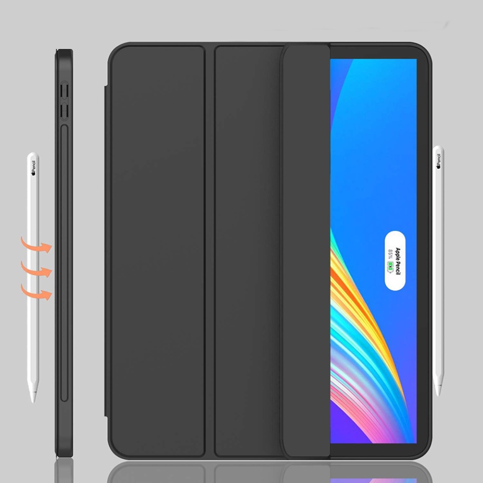 Husa tableta pentru iPad Pro 12.9 (2018/2020/2021/2022) cu suport cu 2 Unghiuri și functie Sleep/Wake, SKDR OfficeMate - Verde deschis - 2 | YEO