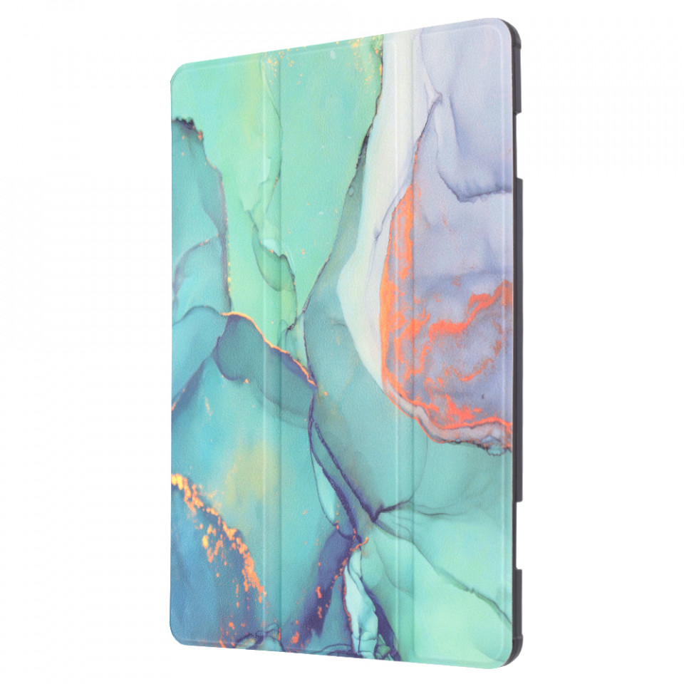 Husa tableta pentru Lenovo Tab M10 3rd Gen (TB328FU/TB328XU) cu suport Multi-Unghi și functie Sleep/Wake , SKYDDAR FoldVision Colour - Green time - 1 | YEO