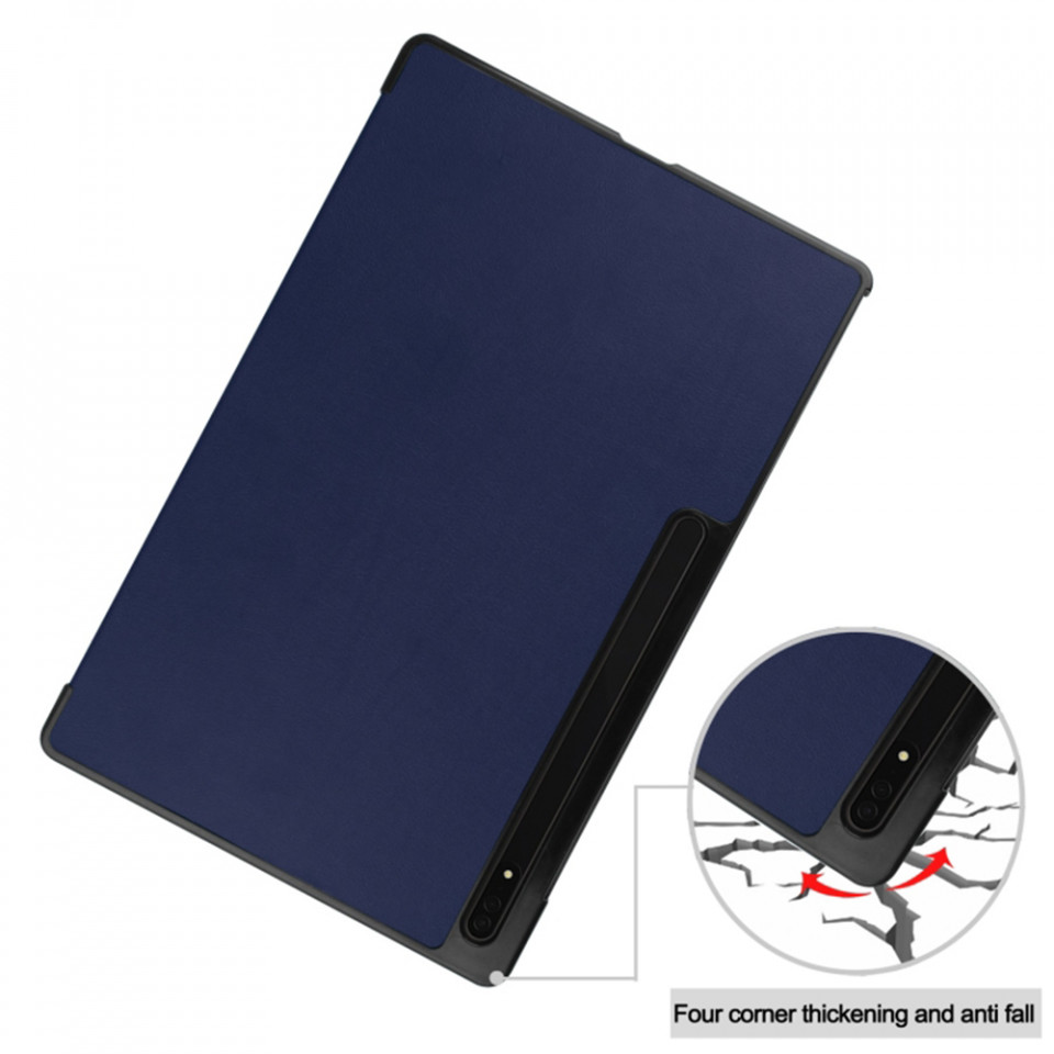 Husa tableta pentru Samsung Galaxy Tab S9 Plus / Galaxy Tab S9 FE Plus cu suport Multi-Unghi și functie Sleep/Wake , SKYDDAR FoldVision - Albastru - 1 | YEO