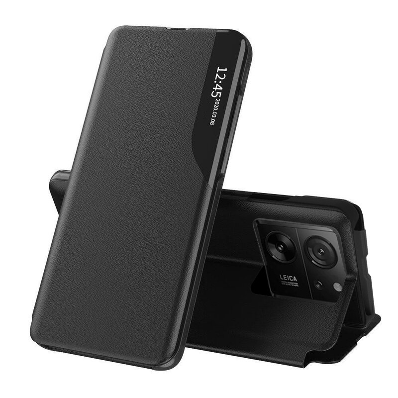 Husa Xiaomi 13T / 13T Pro tip carte, Techsuit eFold - Negru