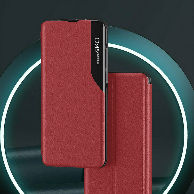 Husa Xiaomi 13T / 13T Pro tip carte, Techsuit eFold - Rosu - 1 | YEO