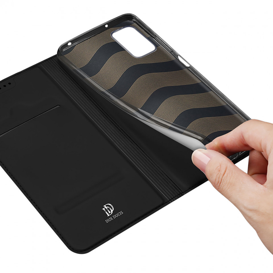 Husa Xiaomi Poco M5 tip carte, Skin Pro Dux Ducis - Negru - 2 | YEO