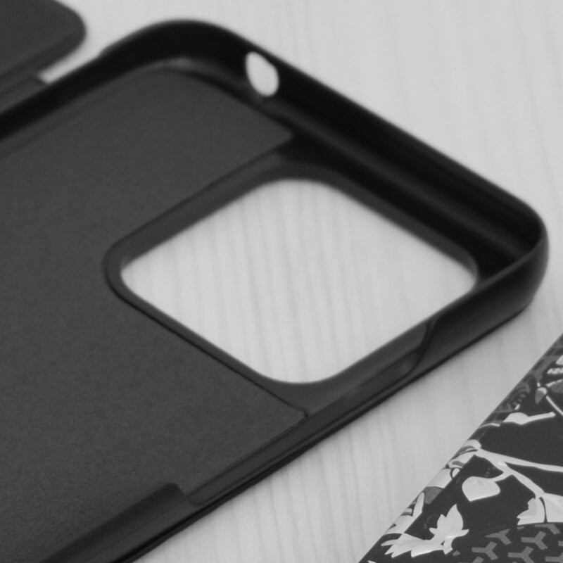 Husa Xiaomi Redmi 10C tip carte, Techsuit eFold - Negru - 3 | YEO