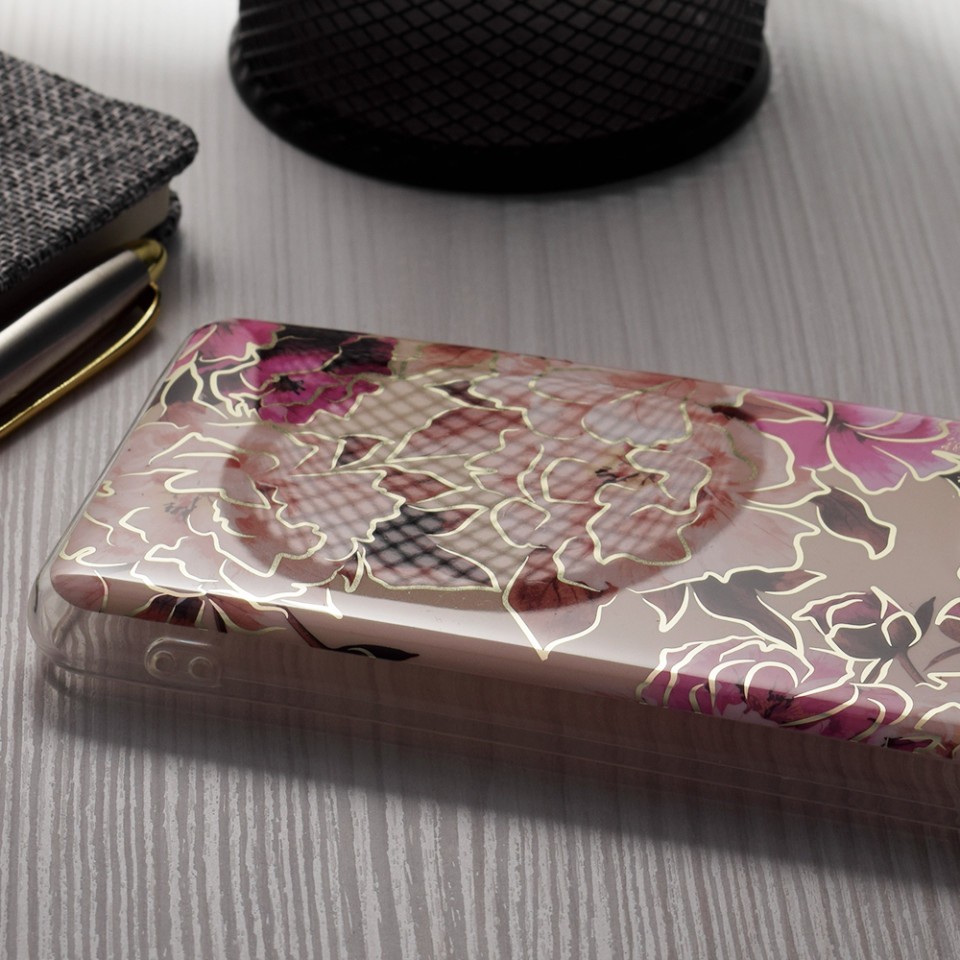 Husa Xiaomi Redmi 13C 4G / Poco C65 din silicon, Techsuit Marble - Bej - 1 | YEO