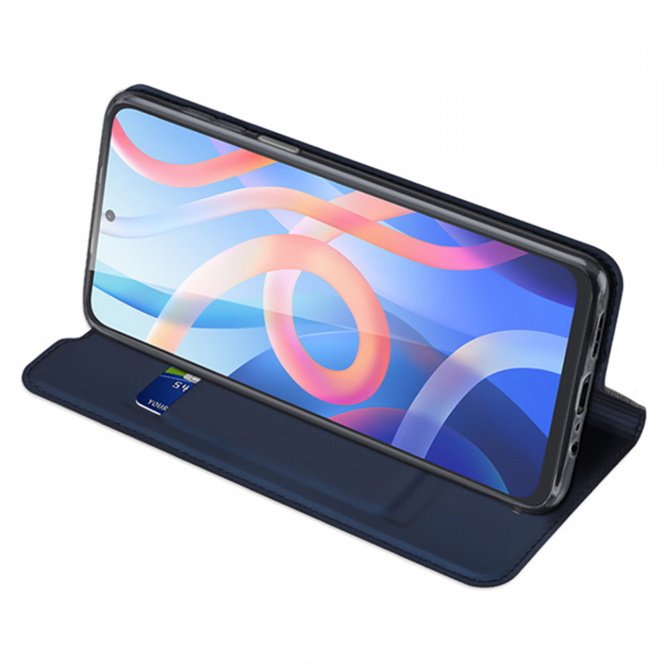 Husa Xiaomi Redmi Note 11 / Poco M4 Pro tip carte, Skin Pro Dux Ducis - Negru - 2 | YEO