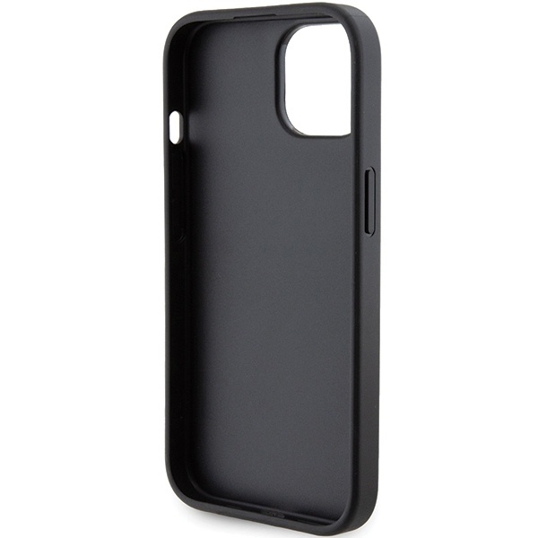 Huse pentru iPhone 14 Plus / 15 Plus, Karl Lagerfeld, Saffiano Gripstand, Negru - 3 | YEO