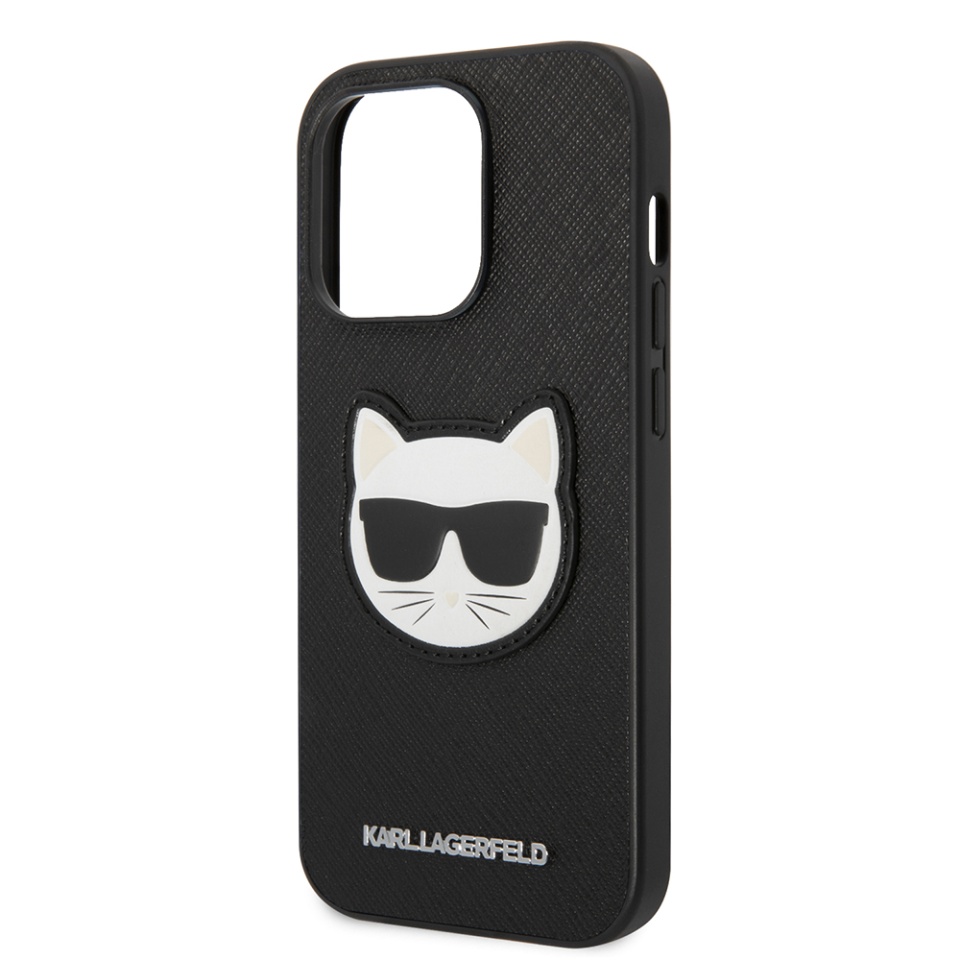 Huse pentru iPhone 14 Pro Max, Karl Lagerfeld, Saffiano, Negru - 1 | YEO