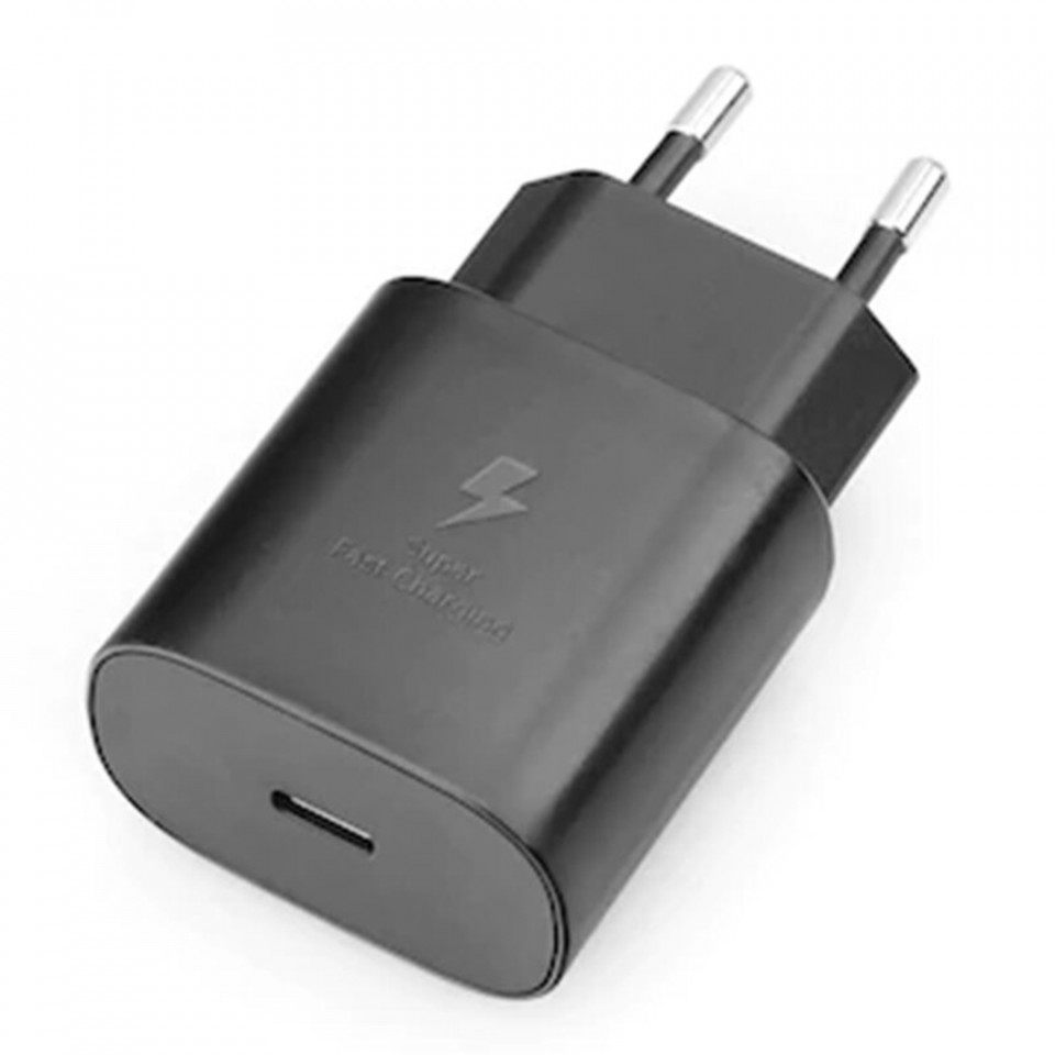 Incarcator de Priza Type-C, 25W, 3A Original Samsung - Negru - 3 | YEO