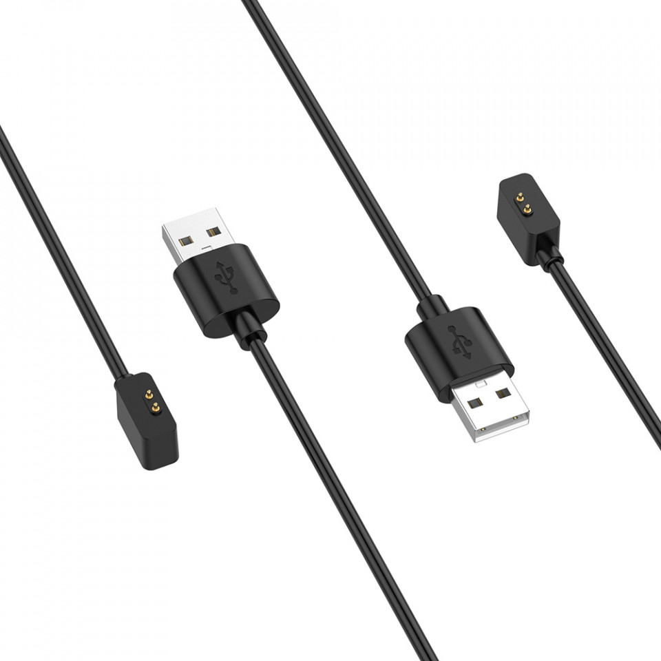 Incarcator pentru Xiaomi Watch USB, 3.5W, 1m - Techsuit (TXC2) - Black - 3 | YEO