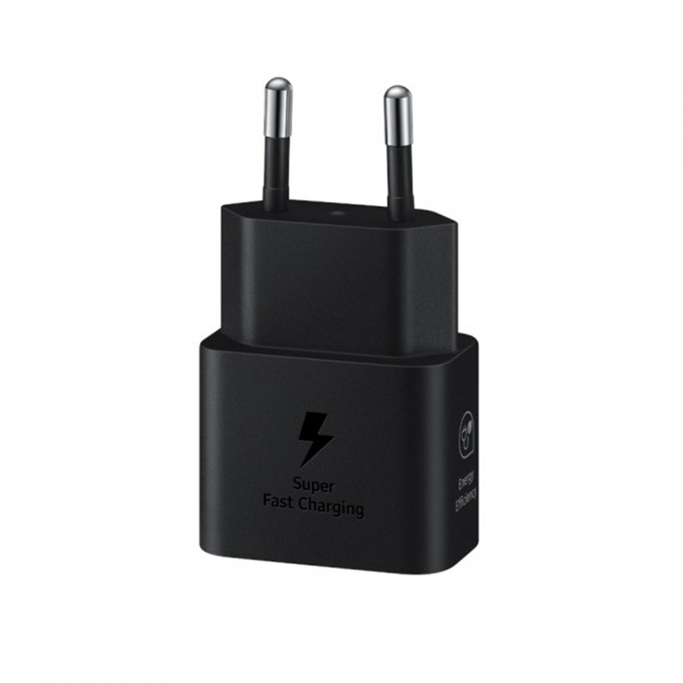 Incarcator priza USB-C, 25W + Cablu Type-C - Samsung (EP-T2510XWEGEU) - Black (Blister Packing) - 3 | YEO
