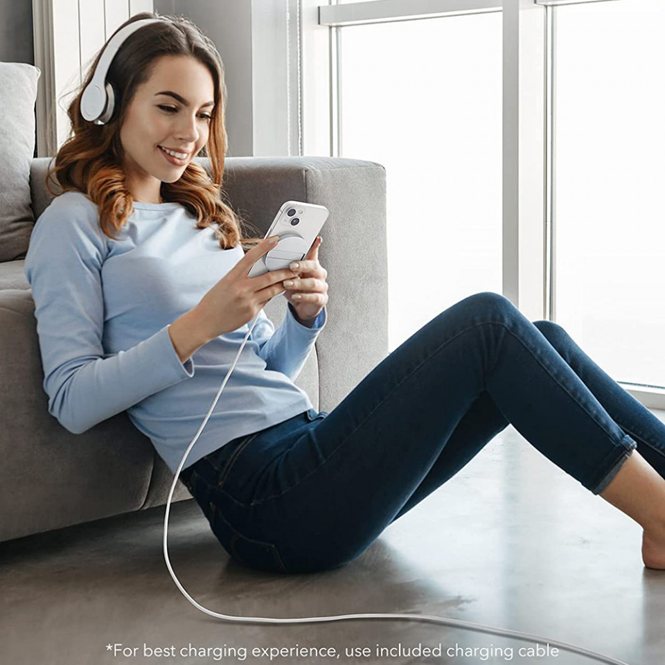 Incarcator Wireless MagSafe cu Kickstand, ESR HaloLock - Alb - 1 | YEO