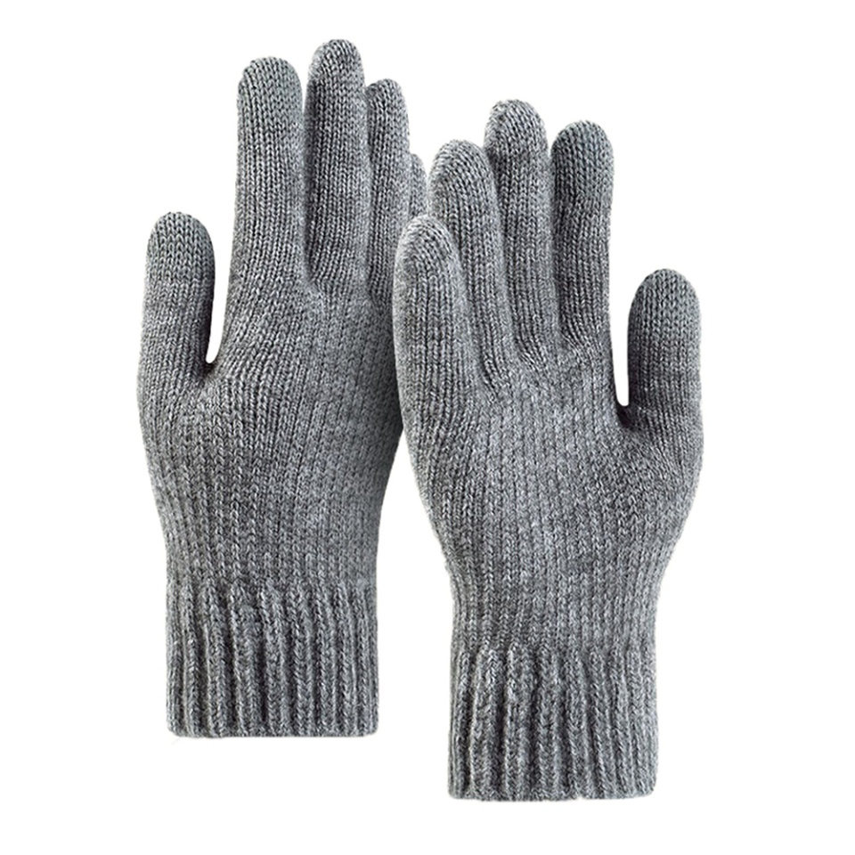 Manusi iarna Touch Screen, captusite, pentru ski, aer liber, SKDR st0012- Gri