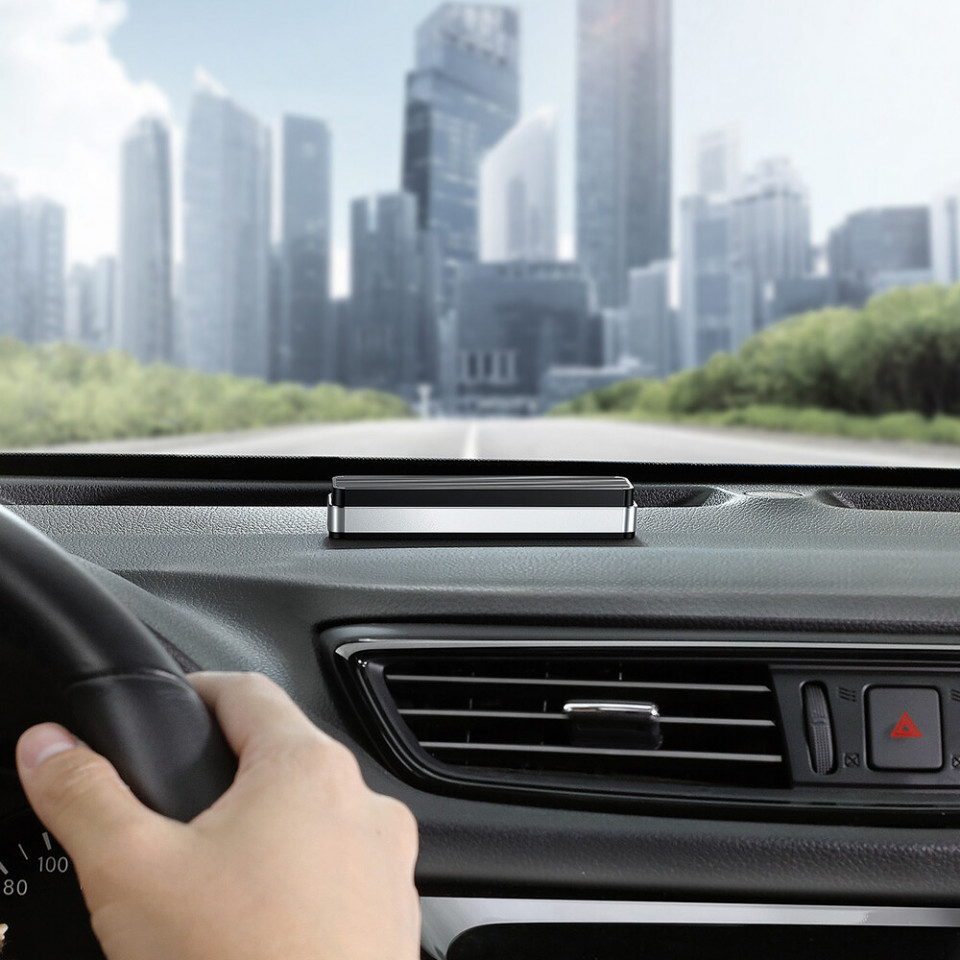 Moonlight Box Series Temporary Parking Number Plate - Silver - 7